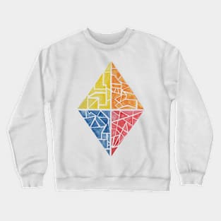 Diamond Color Crewneck Sweatshirt